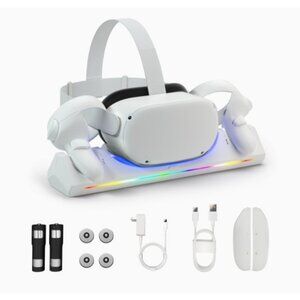 Oculus Quest 2 Charging Dock with 2 Rechargeable Batteries